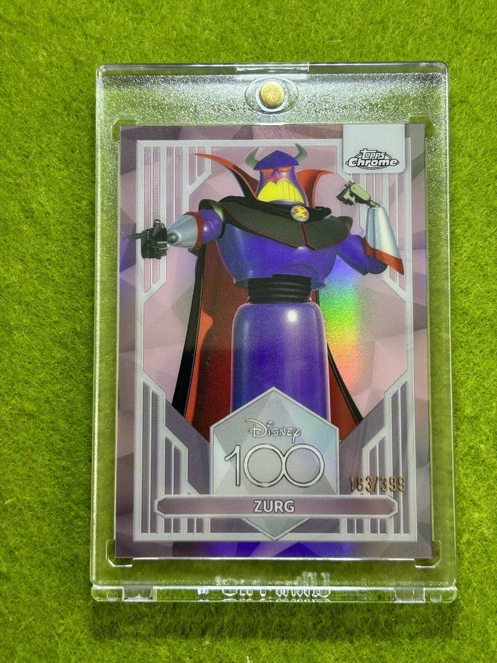 ZURG Disney 100 PINK REFRACTOR #/399 Toy Story 2 CARD 2023 Topps