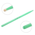 thumbnail image 4 of Uxcell 3 Pares de Baquetas de Madera de Arce Antideslizantes 5A Verdes para Instrumento Musical de Percusión, 4 of 7