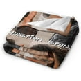 thumbnail image 2 of Blanket Sebastians Actors Stan Throw Flannel Blankets Warm Soft Cozy Fuzzy Air Conditioning Blanket for Living Room Sofa Bed Gift Blankets for All Seasons 40"x50", 2 of 6