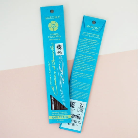 Maroma EDA Incense Cypress Eucalyptus 10 Stick