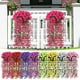 thumbnail image 1 of Ramo de Plantas Araña Artificiales - 220 Flores de Seda con 18 Ramas, Enredaderas Colgantes de 80 Cm - Rojo/Verde/Azul/Morado/Blanco/Rosa/Amarillo - Decoración de Pared para Interior/Exterior, Hogar,, 1 of 5