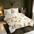 thumbnail image 2 of Manfei Wild Mallard Duck 7-Piece Twin Bedding,Rustic Bird Bedding Comforter Set,Light Gray Reversible, 2 of 7