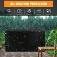 thumbnail image 2 of OPTUTUS Cubierta para Caja de Cubierta Resistente, Cubierta de Almacenamiento para Exteriores Impermeable y Resistente a los Rayos UV, Se Adapta a 62"x30"x28", 2 of 6