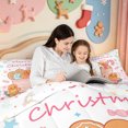 thumbnail image 5 of Manfei Merry Xmas 7-Piece Twin Bedding,Modern Christmas Animals Bedding Comforter Set,Xmas Reversible, 5 of 7
