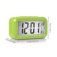 thumbnail image 4 of Methold Reloj despertador de pantalla Digital dormitorio Sensor de temperatura termómetro retroiluminación calendario portátil Snooze relojes Electrónica Verde, 4 of 6