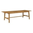 thumbnail image 2 of Modway Dorset Outdoor Patio Teak Dining Table in Natural, 2 of 4