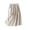 Beige, variant on Bixock Midi Skirt for Women Casual Dresses Elastic Stretch Waist Side Patch Pockets Loose Straight Cut Breathable Summer Daily Street Walking Women Clothings