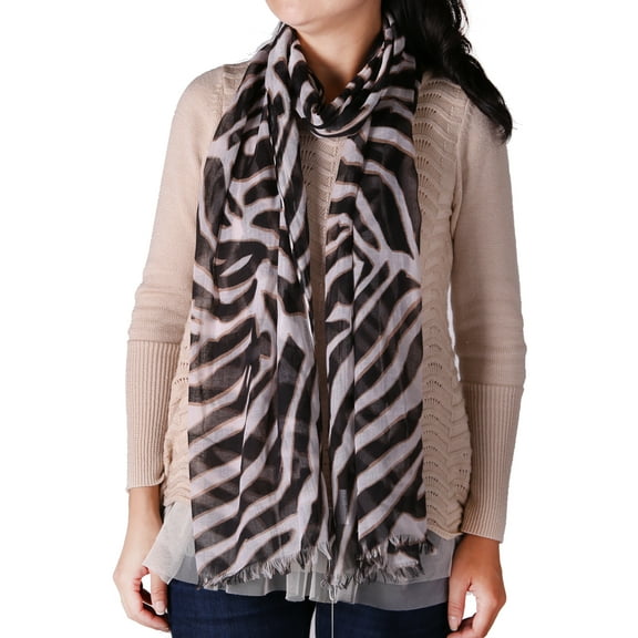 Richie House Animal Stripe Scarf RH0466