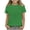 Green, variant on Toddler Boys Girls Shirts Kids Short Sleeve T-Shirt Cute Casual Crewneck Tunic Tops Textured Summer Basic Tees