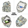 thumbnail image 5 of FORMRS Mini Backpack Purse for Women Travel Daypack Casual Shoulder Bag, Blue Floral Pattern, 5 of 7