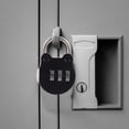thumbnail image 4 of VERDANVERSE 2pcs Cute Design Combination Lock Metal Black for Use, 4 of 8