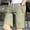 Green, variant on EchfiProm Summer Shorts for Men 2024 Green Zipper Button Solid Color Straight Leg Workout Shorts 4XL