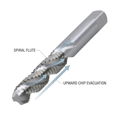 thumbnail image 3 of Accusize 3/8-16Nc, H.S.S. Spiral Flute Tap, Ansi, Ground, 2022-0017x10, 3 of 12