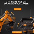 thumbnail image 4 of Soonbuy 4 in 1 Ride on Excavator & Bulldozer, Front Loader, 12V, 4 of 6