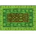 thumbnail image 1 of Ahgly Company Indoor Rectangle Abstract Green Modern Area Rugs, 7' x 9', 1 of 4