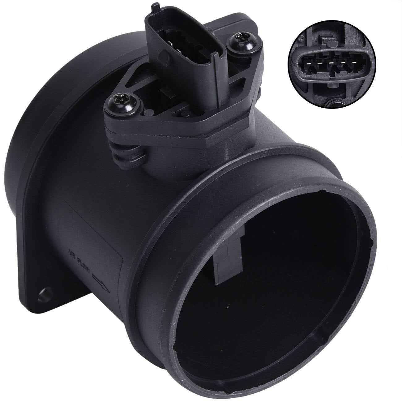 EGOESWELL 0280218046 High Performance MAF Mass Air Flow Meter Sensor, Engine Air Intake Measurement, Easy Installation, Long-Lasting