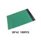 thumbnail image 5 of Yuarrent Bolsa de plástico Verde Espesar Bolsas de embalaje impermeables Resistencia de carga Bolsa de envío Suministros Libros Sudaderas con Almacenamiento y organización del hogar 28*42 1, 5 of 6