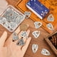 thumbnail image 3 of 1 caja de 30 amuletos de tarot plateados, amuletos de planchette, a granel, aleación de metal, magia, gótico, ouija, tablero de adivinación, amuleto de corazón con forma de lágrima., 3 of 6