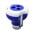 thumbnail image 2 of Dosing Float Pool Thermometer Floating 7 Inch Pool Chlorine Dispenser Swimming Pool Chlorine Disinfection Automatic Dispenser for Indoor and Outdoor Pools for Spa Fountain Indoor Outdoor Pool, 2 of 9