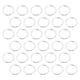 thumbnail image 5 of 50 Uds. De llaveros de Metal, llavero plano dividido, anillos DIY, llaveros de Metal planos divididos, anillos, llaveros, 5 of 6