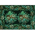 thumbnail image 1 of Ahgly Company Indoor Rectangle Medallion Turquoise Blue French Area Rugs, 2' x 4', 1 of 4