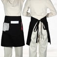 thumbnail image 2 of Unique Bargains Serving Cooking Versatile Waist Apron with Pockets Black, 2 of 7