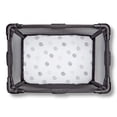 thumbnail image 3 of 4moms Breeze Playard Sheet, Machine Washable and 100% Cotton, White & Grey, 2 Pack, 3 of 3