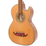 Paracho Elite Guitars Odessa-P 10 String Acoustic-Electric Bajo Quinto Natural