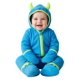 thumbnail image 1 of Enterizo de Forro Polar con Capucha para Bebé PATPAT Monstruo Azul 6-12M, 1 of 8