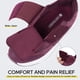thumbnail image 4 of Zapatillas ORTOREX para mujer, ortopédicas, con edema diabético, color burdeos 7, 4 of 8