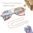 thumbnail image 3 of Cadena para anteojos SAM & LORI en oro rosa para gafas de sol de mujer, 3 of 6