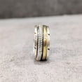 thumbnail image 5 of NEW Spinner Band, Meditation Ring, 925 Sterling Silver Ring, Spinning Thumb Ring, Two Tone Ring, Fidget Ring, Handmade Jewelry, Christmas Oxidized, Womans Band Ring, Anxiety Ring, Mans Band Gifts, 5 of 6