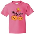 thumbnail image 3 of Inktastic Big Sister Pumpkins with Fall Leaves Youth T-Shirt, 3 of 5