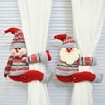 thumbnail image 2 of 3PCS Christmas Curtains Buttons Christmas Decorations Santa Claus Items Window Displays Decorations Christmas Gifts, 2 of 5