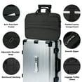 thumbnail image 3 of CshidWorld Laptop Bolso para Laptop de 15.6 Pulgadas, Bolso para Computadora, Maletín para Laptop para Hombre y Mujeres, Bolso de Hombro para Laptop, Bolso Mensajero para Trabajo, Negocios, Viajes, O, 3 of 7