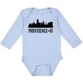 thumbnail image 3 of Inktastic Providence Rhode Island City Skyline Boys or Girls Long Sleeve Baby Bodysuit, 3 of 5