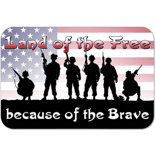 land of the free because of the brave land of the free because of the brave