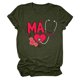 thumbnail image 5 of Camisetas con estampado de letras y cuello redondo de verano para mujer, blusas femeninas cómodas y elegantes, Tops OAVQHLG3B Store  lin121212, 5 of 5