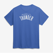 Men's Logo Athletic Blue Oklahoma City Thunder Wordmark T-Shirt