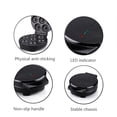 thumbnail image 4 of Mini máquina para hacer donas para vacaciones, apto para niños, desayuno o merienda, postres y más con superficie antiadherente, hace 7 donas, negro, 4 of 5