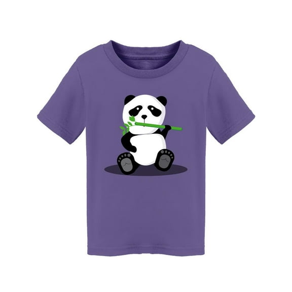 Cute Panda Eating T-Shirt Toddler -Image by Shutterstock,  5 Toddler