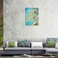 thumbnail image 6 of Beach Nautical Bathroom Wall Art Ocean Coastal Seashell Starfish Pictures Wall Decor Shell Breathe Relax Soak Unwind Canvas Painting Prints Modern Artwork Home Decor for Bedroom Living Room 12"x16", 6 of 6