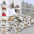 thumbnail image 5 of Yibo Motorcycle Lovers Blanket Flannel Soft and Comfortable Anti-static Bed Sofa Blanket, 5 of 7