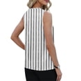 thumbnail image 5 of Women's Satin Camisole Tank Tops V Neck Pleated Dressy Casual Sleeveless Blouses Summer Business Work Shirts (XL, Gray), 5 of 8