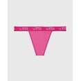 thumbnail image 4 of G-String with Art Deco Logo in Fuchsia Red Heather, 4 of 5