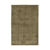 EORC Brown Handmade Wool Transitional Ningxia? Rug, 8'8 x 11'10
