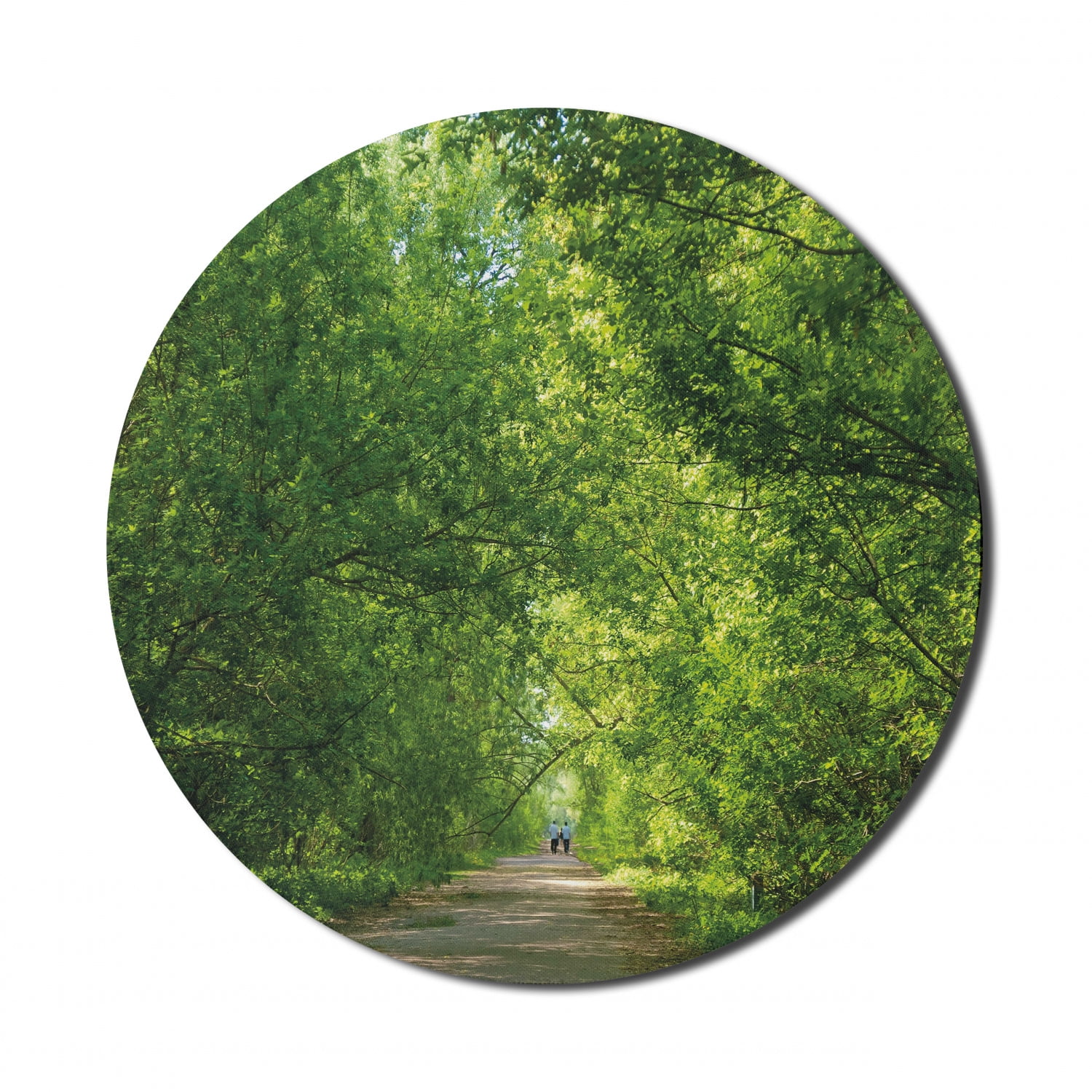 Landscape Mouse Pad for Computers, Fresh Forest Canopy Trees over ...