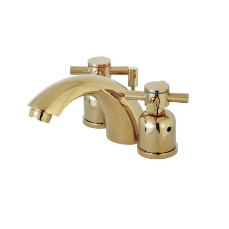 Kingston Brass KB8952DX Concord Mini-Widespread Bathroom Faucet, Polished Brass