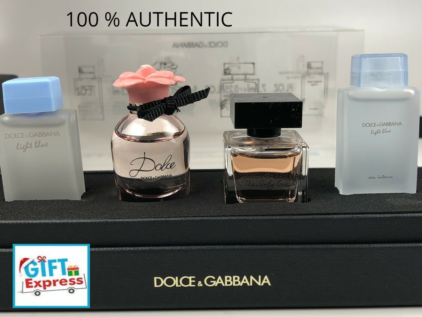 dolce and gabbana miniature perfume set