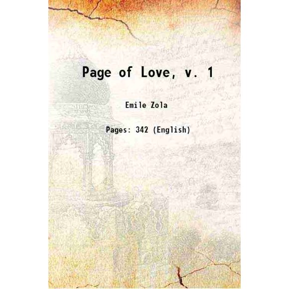 Page of Love, v. 1 1897 [Relié]